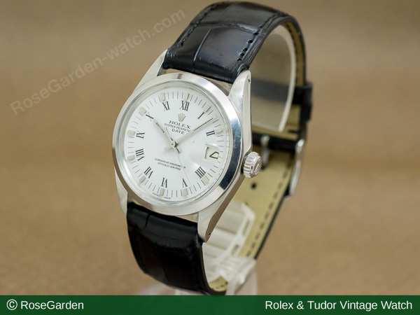 ロレックス ROLEX オイスターパーペチュアルデイト Ref.1500 ホワイトローマン メンズモデル image