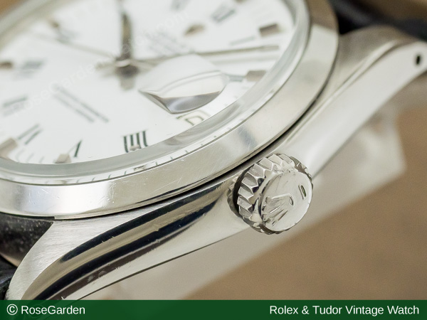ロレックス ROLEX オイスターパーペチュアルデイト Ref.1500 ホワイトローマン メンズモデル image