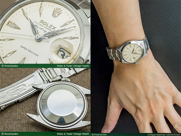 ROLEX エアキング デイト スーパープレシジョン Ref.5700 アンティーク品 メンズ 腕時計