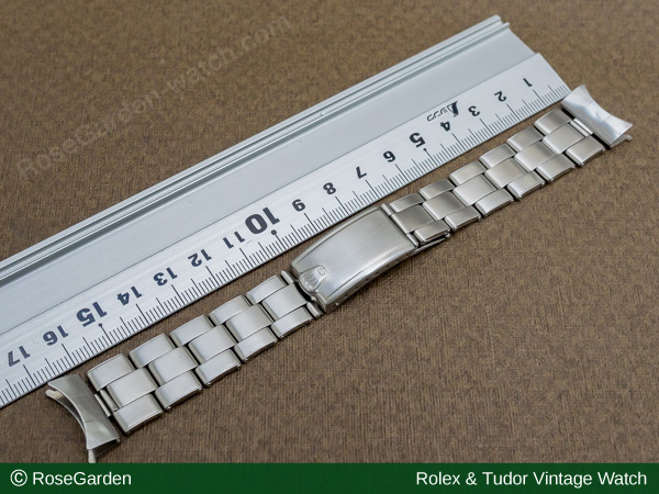 ロレックス ROLEX 3連 USリベットブレス 11コマ 飛び出し王冠バックル 20mm仕様 1974年 ヴィンテージ image