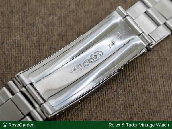 ロレックス ROLEX 3連 USリベットブレス 11コマ 飛び出し王冠バックル 20mm仕様 1974年 ヴィンテージ image