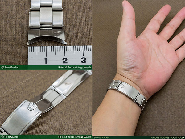 ロレックス ROLEX 3連 USリベットブレス 11コマ 飛び出し王冠バックル 20mm仕様 1974年 ヴィンテージ image