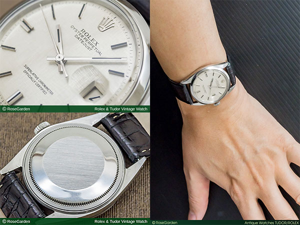 ロレックス ROLEX オイスターパーペチュアル デイトジャスト Ref.1600 モザイクダイヤル メンズモデル image
