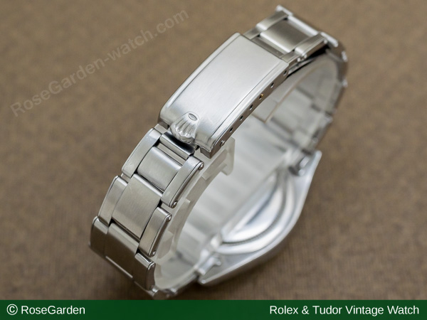 ロレックス ROLEX オイスターデイト Ref.6494 ヴィンテージ リーフハンド 3連リベットブレス仕様 OH済み image