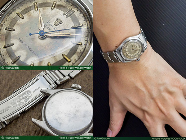 ロレックス ROLEX オイスターロイヤル ROYAL Ref.6144 ヴィンテージダイヤル 3連リベットブレス仕様 image