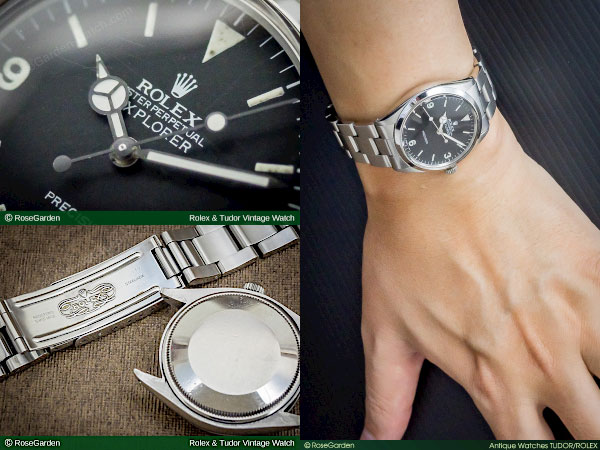 ロレックス ROLEX エクスプローラー ボーイズ Ref.5500 オートマチック ヴィンテージ メンズモデル 3連ハードブレス仕様 image