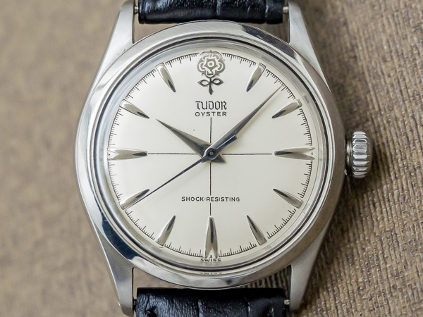 チュードル TUDOR デカバラ 手巻き オイスター アイボリーダイヤル クロスライン チューダー メンズ