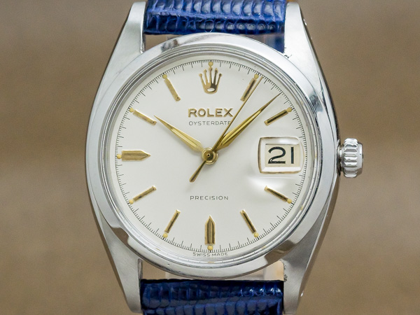 ロレックス ROLEX オイスターデイト Ref.6494 サークルライン アイボリーダイヤル ヴィンテージ [ 代行おまかせコース ]