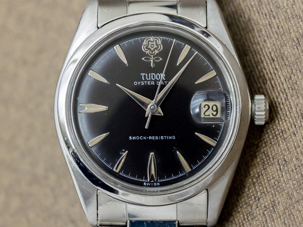 チュードル TUDOR オイスターデイト　デカ薔薇