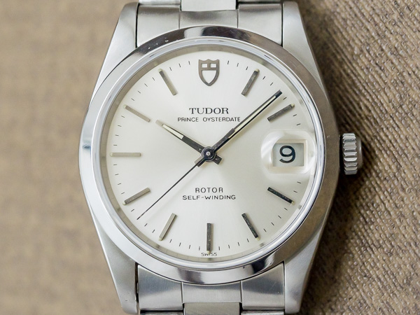 チュードル TUDOR 盾ロゴ プリンスオイスターデイト Ref.74000N シルバーダイヤル 3連巻き込みブレス仕様 OH済み [ 代行おまかせコース ]