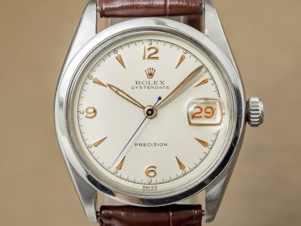 ロレックス オイスターデイト Ref.6294 アイボリーダイヤル サークルライン ヴィンテージ ROLEX [ 代行おまかせコース ]