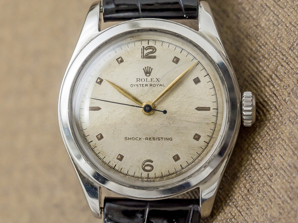 ロレックス オイスターロイヤル ROYAL Ref.6144 ヴィンテージ 手巻き アイボリーダイヤル ROLEX [ 代行おまかせコース ]