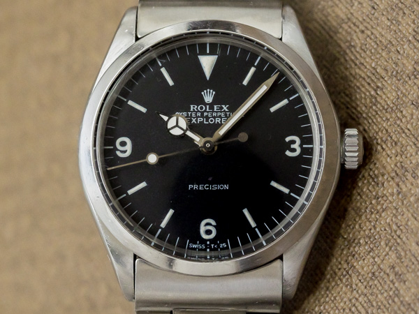 ロレックス エクスプローラー ボーイズ Ref.5500 オートマチック ヴィンテージ メンズモデル 社外ブレス仕様 ROLEX [ 代行おまかせコース ]