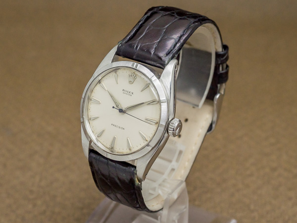 ロレックス オイスター プレシジョン Ref.6427 アイボリーダイヤル 手巻き エンジンターンドベゼル ROLEX [ 代行おまかせコース ]