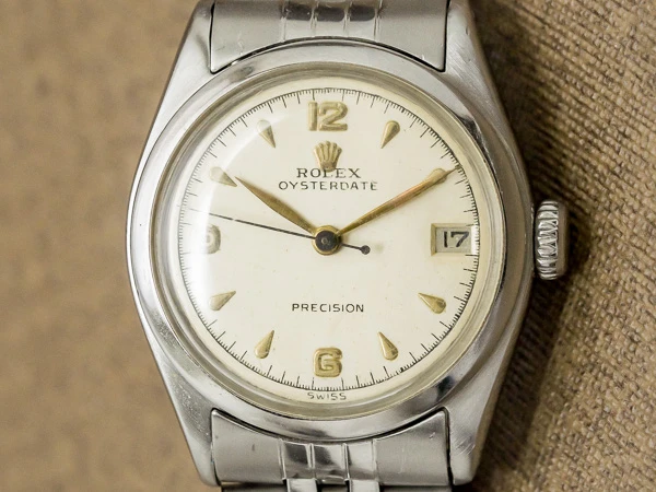 ロレックス オイスターデイト Ref.6066 アイボリーダイヤル サークルライン ボーイズサイズ ヴィンテージ ROLEX [ 代行おまかせコース ]