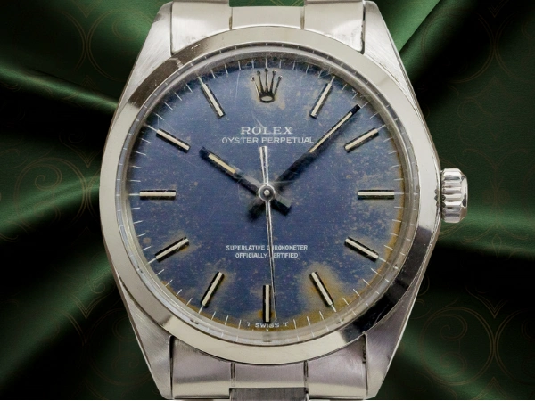 ロレックス オイスター パーペチュアル Ref.1002 ブルーダイヤル バーハンド ROLEX Oyster Perpetual Vintage  [ 代行おまかせコース ]