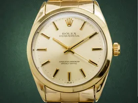 ロレックス オイスターパーペチュアル Ref.1024 YGFケース  3連USリベットブレス GF仕様 Cal.1570 ROLEX PERPETUAL [ 代行おまかせコース ]